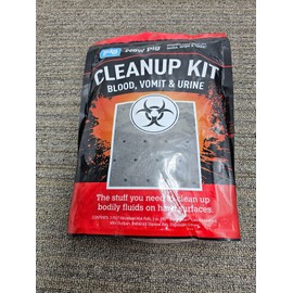 PIG (QTY 2) PIG Absorbent Mat Pads 3 oz Sheen Cleanup Blood Vomit Urine Loose