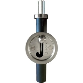 JLOCK A New Security Rack Bolt, Mortice Door Bolt, Satin Stainless Steel
