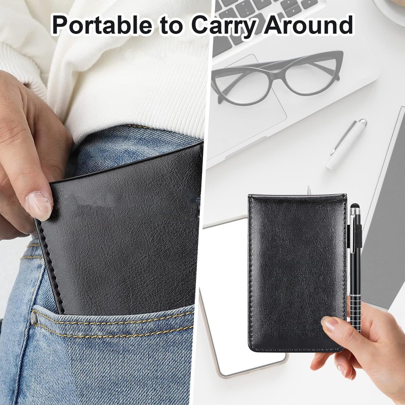 Marte Vanci Mini Pocket Notebook A7 Notepad Holder Small Memo