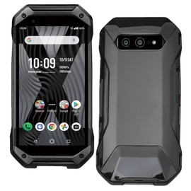 [Antimam] KYOCERA TORQUE 5G / TORQUE G05 / au KYG01 Case, Matte Black [Flexible TPU Material] Super Military Standards, Shockproof, Fingerprint, Kyocera kyg01, 5G Torque, G05 Cover, Full Protection,