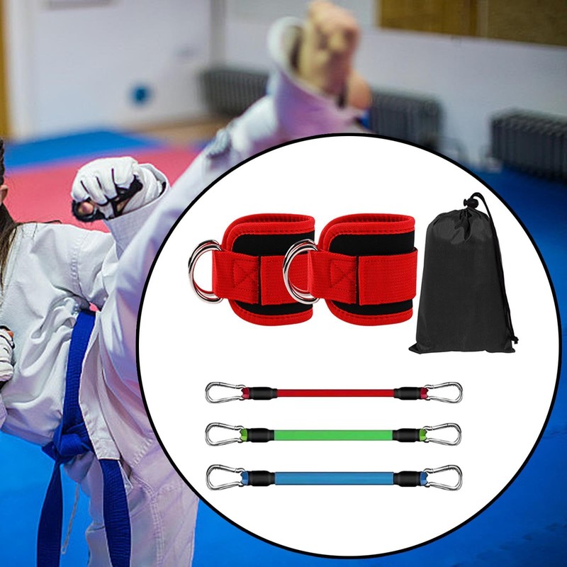 Dickly 3 Pieces Ankle Resistance Bands Set Ankle Bands Workout