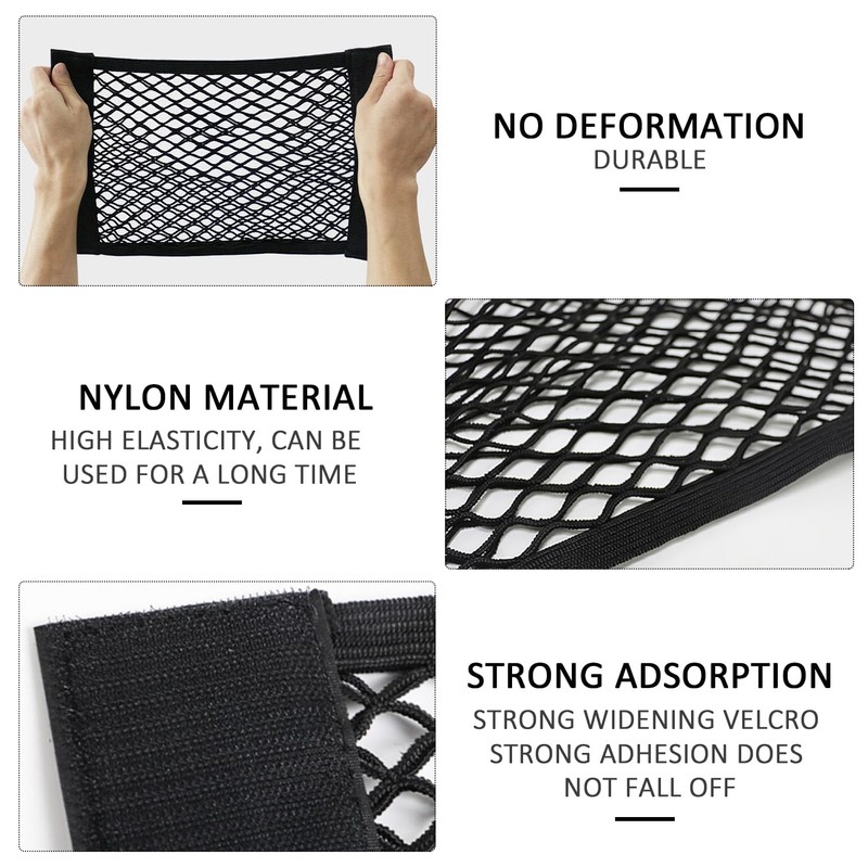 Pack of 5 Car Net Bag Boot Storage Bag Mesh