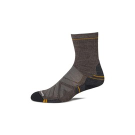 Smartwool Hike Targeted Cushion Mid Crew Socks - Socks for Men - Strategic Mesh Zones - Targeted Cushionings Taupe MD (Men's Shoe 6-8.5) One Size