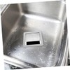 OFFSCH Stainless Steel Drop in Trash Chute Square Countertop Waste