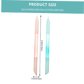 Baluue 4pcs Glass Nail Files for Manicure and Pedicure Safe and Nail Polishing Tools