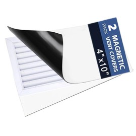 Magnetic Vent Covers 4" X 10", 2 Pack Thick Stronger Magnet Air Vent Cover for Floor, Wall, Ceiling Vents, Air Registers, RV, Home HVAC and AC Vents