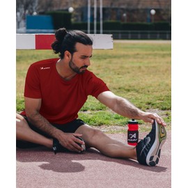 Maglietta Sportiva Unisex da Adulto a Maniche Corte in Rete | Abbigliamento Sportivo Estivo Traspirante ad Asciugatura Rapida | Magliette da Palestra per Allenamento Casual e Fitness