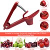 Cherry Pitter Tool, Heavy-Duty Stainless Steel Pitting Tool, Portable Cherries