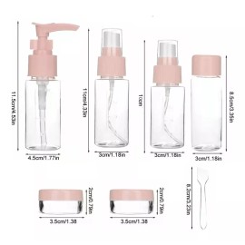 Gemice Botellas Vacias Envases De Viaje Cosméticos Y Aseo Personal