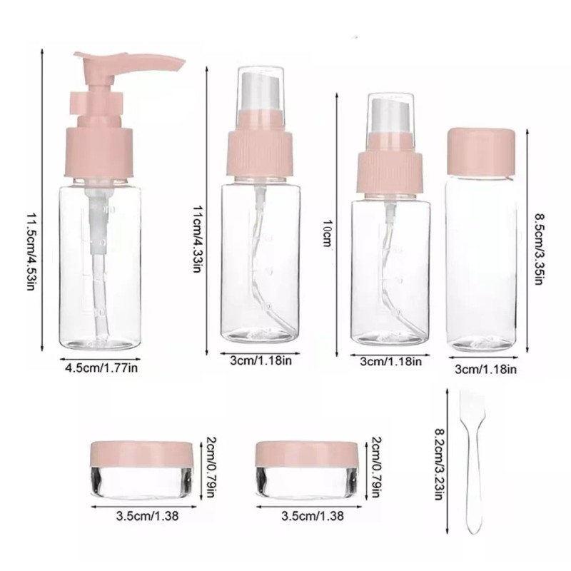 Gemice Botellas Vacias Envases De Viaje Cosméticos Y Aseo Personal