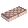 3in1 Portable Wooden Chessboard Folding Board Chess Game For Party