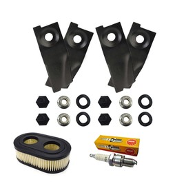 ABOVE LAND LB Lawnmower Service Kit Compartible for Masport 550 EX ReadyStart 486 3'n1 with Blades 783529 783310 Air Filter Compartible for Briggs & Stratton 4247 5432 5432K 593260 798452