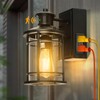 Outdoor Wall Light Fixtures, Dusk to Dawn Motion Sensor Outdoor