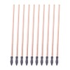 HugeDE 10 Pcs Wood Arrows Rubber Tip Arrows Archery Target