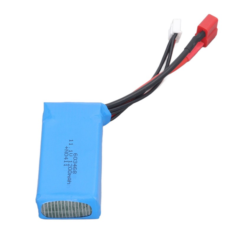 Remote Control Boat Battery Lightweight Safe 11.1V 1200mAh Battery Remote