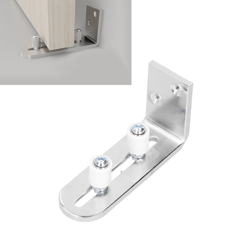 Barn Door Bottom Floor Guide with Bearing Sliding Door Roller