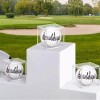 Unbranded 3 Pack Championship Ring Display Case Clear Acrylic Display