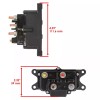 Caltric 4015095 4013465 Winch Contactor Solenoid Relay w/ Caps for