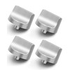 4Pcs Stove Knobs W11366438 Fit for Whirlpool Gas Ranges WCG55US6HS00