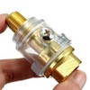 1/4 NPT-Threaded Male & Female Mini in-Line Automatic Oiler Lubricator