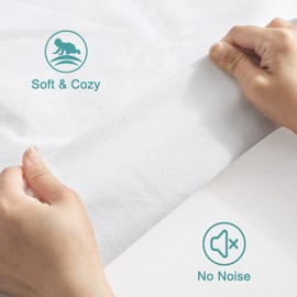 Bedecor Super King Mattress Protector, Waterproof Flannel Mattress Cover Extra Soft Anti Allergenic - 183x200cm