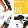 KADAX 20cm Carbon Steel Pruning Shears Professional Pruning Shears for