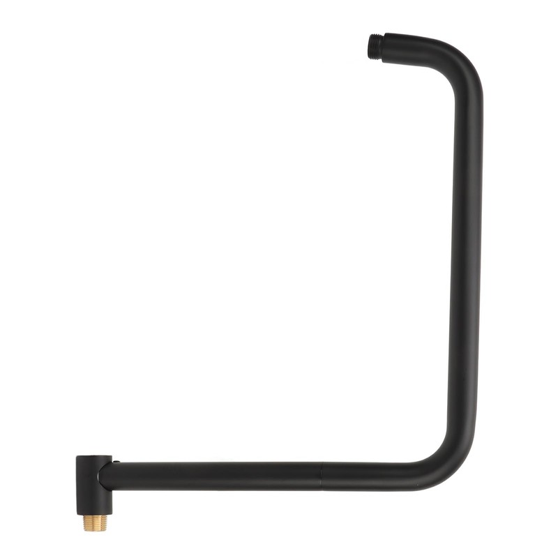 Shower Head Extension with Flange S Shape Shower Arm Wall