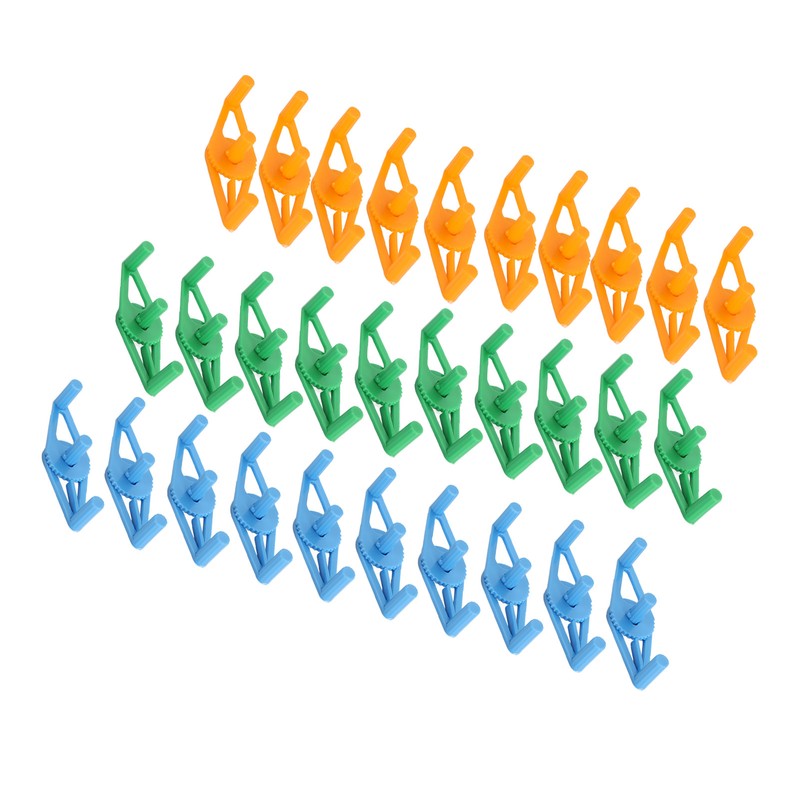 30pcs Low Stress Training Clips Adjustable Reusable Plastic Plant Stem
