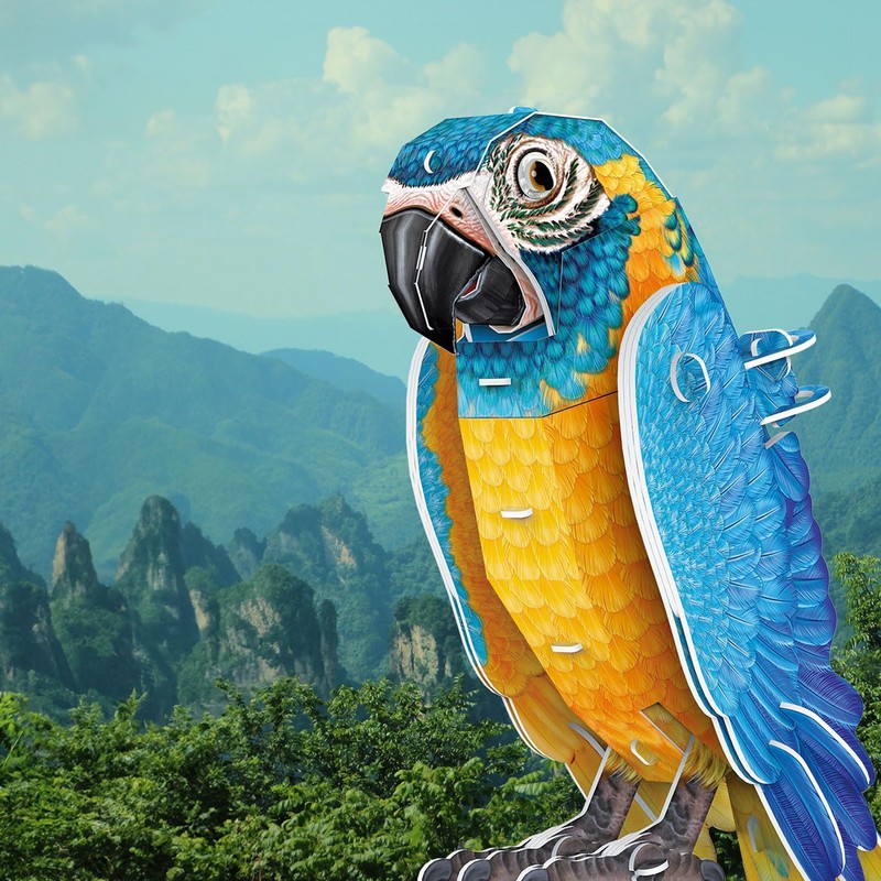 Puzzle 3D Animales (Blue Bartara)