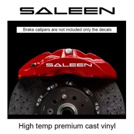 Oracal SALEEN mustang Brake Caliper Decal Stickers Hi-Temp - 6 Diff Colors - set of 4