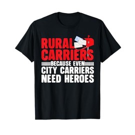 Funny Rural Carrier Art For Men Women Rural Mail Carrier T-Shirt