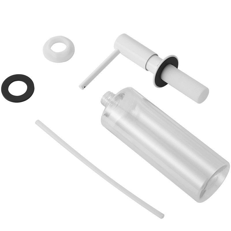 AguaStella ASF026W Bulit in Soap Dispenser Shiny White for Kitchen