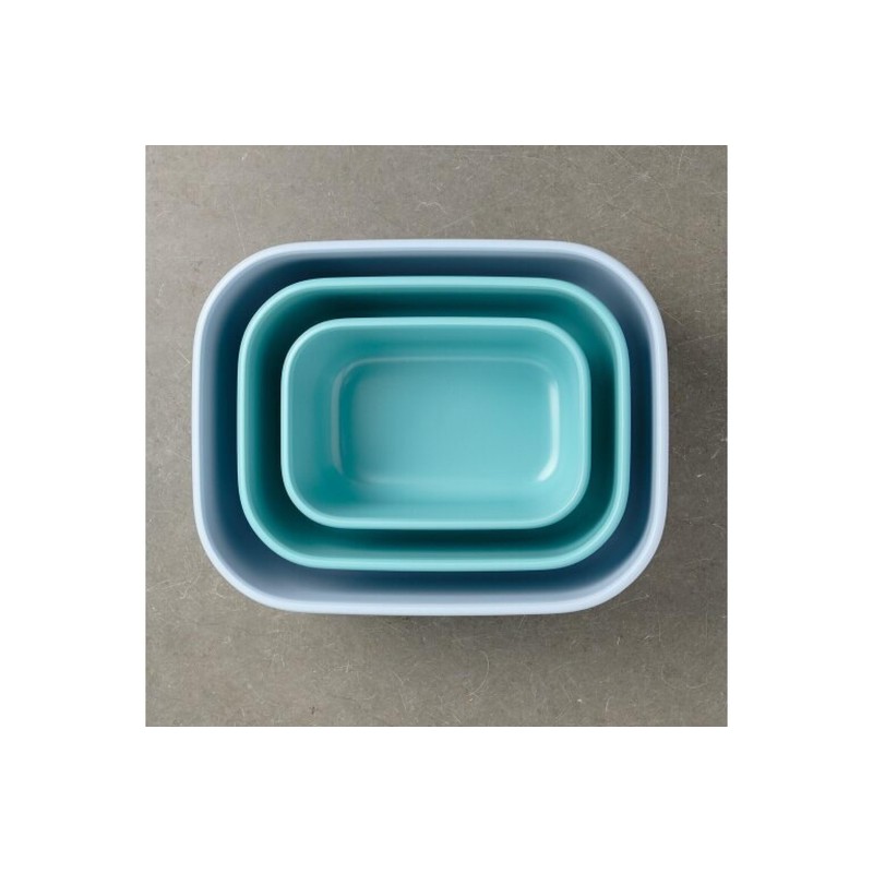 Mepal Cirqula Multi Bowl Rectangular 1500 ml Nordic White-Food Storage