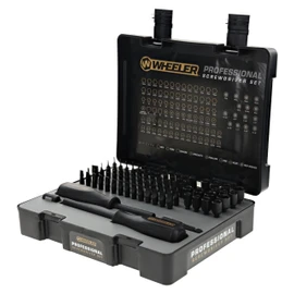 Wheeler Engineering 100-Piece Professional Screwdriver Set with Durable Construction and Storage Case for Gunsmithing and Maintenance