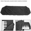 Electronic Piano Cover Black Waterproof DustProof Stretchable Cloth for Keyboards(88-Key