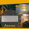Airmont Products Stainless Steel Blank Wall Plates, 6 Gang Standard