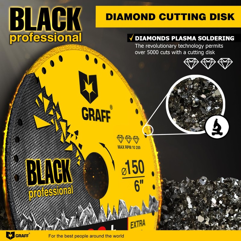 6 Inch Diamond Metal Cutting Disc for Angle Grinder —