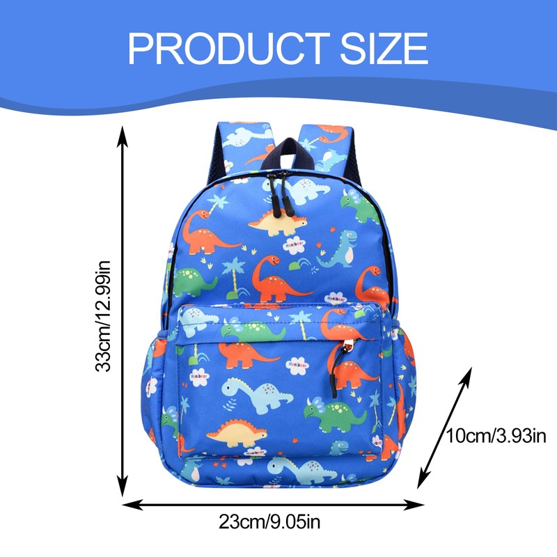 Asheyya Dinosaur Toddler Backpack Boy, Mini Dinosaur Bag for 3-7