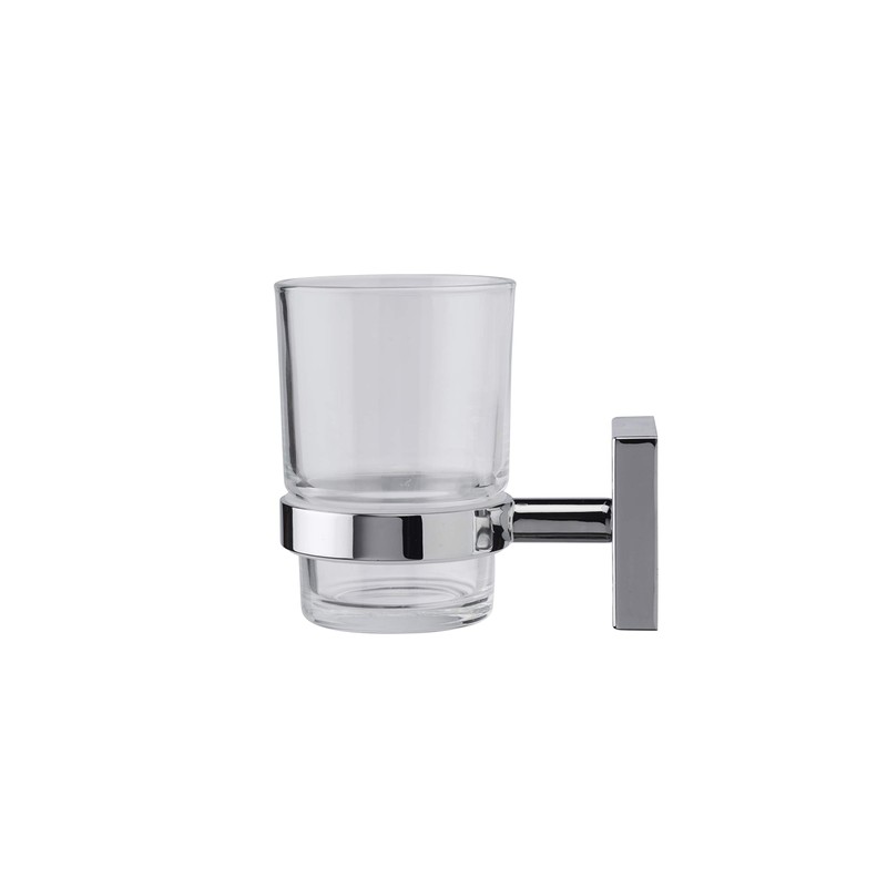 Croydex QM441841 Flexi-Fix Chester Tumbler & Holder, 96 x 68