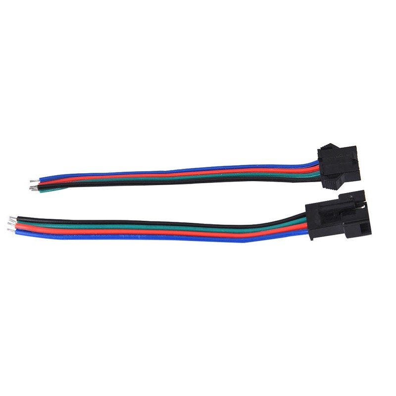 50 Pairs Connector Cable Male and Female 4 Pin Tinned