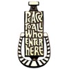 809 Peace To All Who Enter Here Door Knocker Antiqued Bronze