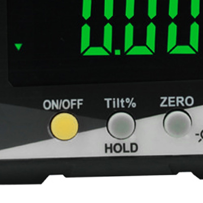 Digital Inclinometer 4x90° Measurement IP54 LCD Screen Magnetic Digital Display