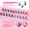 Manga Lashes Natural Look Anime False Eyelashes 20 Pairs Clear