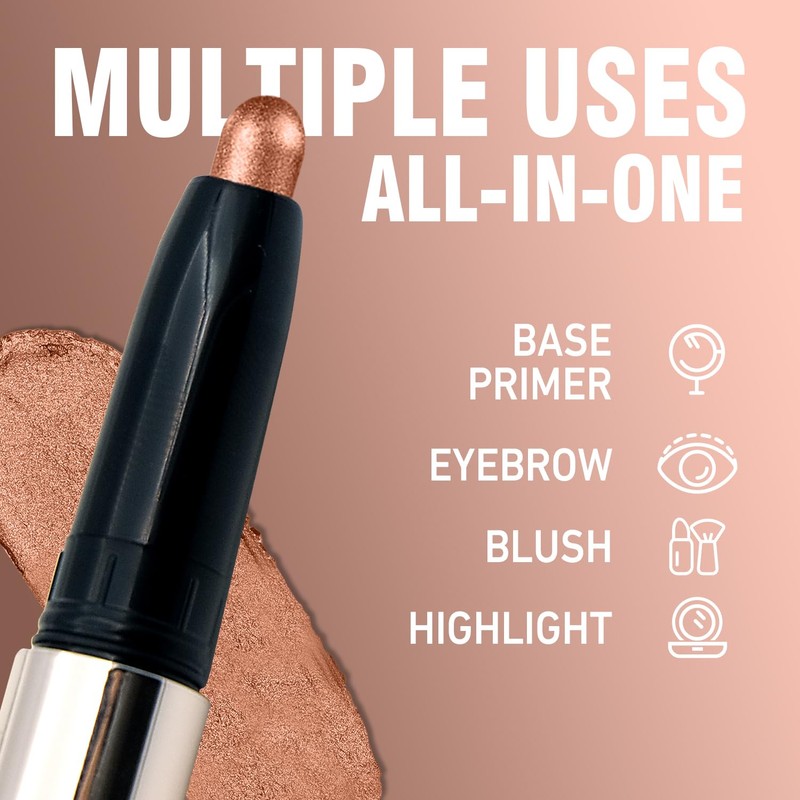 Eyeshadow Stick Matt Shimmer Eyeshadow Pencil Crayon Smooth Waterproof Pigmented