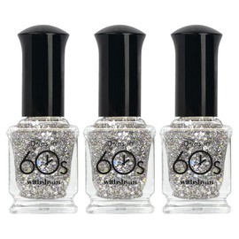 With Shan 60 second nail polish, M098 Crush Pop, 9ml, 3 pcs / 위드샨 60초 매니큐어, M098크러쉬팝, 9ml, 3개