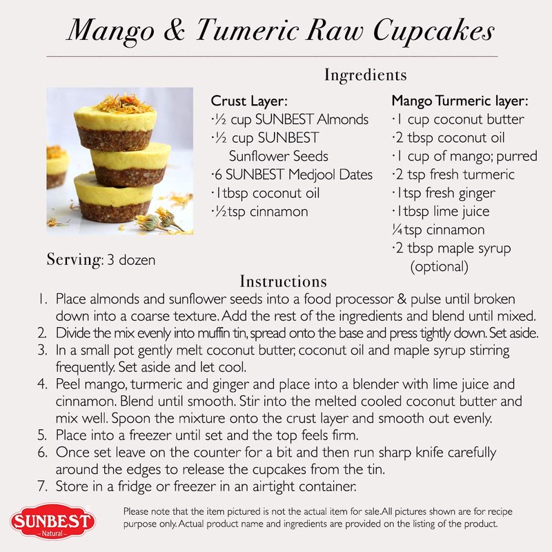 SUNBEST Raw Sunflower Seed Kernels, Unsalted, Unroasted in Resealable Bag