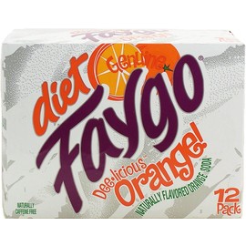 Faygo diet orange soda, 12-pack 12-fl. oz. cans