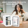Simple Deluxe Portable Mini Fridge, 4L/6 Can Cooler and Warmer