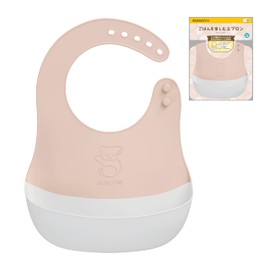 Edison Mama Baby Apron, Enjoy Meal Apron, Pink, One Size