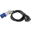 CEE Cable Adapter 1.5 m Plug to Earthing Contact Coupling